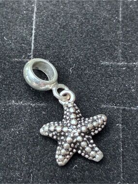 Silpada Vintage Silver Starfish Dangle Charm for Women's Jewelry